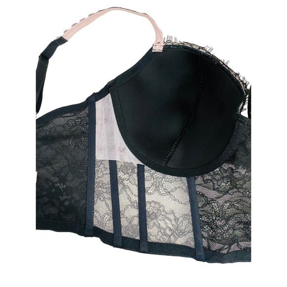 Victoria’s Secret MEDIUM (DD) Dream Angels Lightly Lined Ribbon Slot Bra Top - Picture 6 of 11